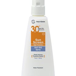 frezyderm sunscreen anti seb spray spf30