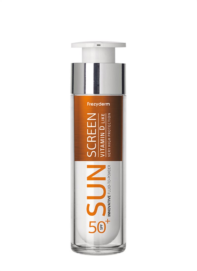 SUN SCREEN  VITAMIN D LIKE SKIN BENEFITS  FLUID SPF 50+